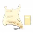 Loaded Pickguard Set SSS with The Sixties Balance Gauss Pickup for Electric Guitar Music Instrument Accessories Beige