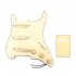 Loaded Pickguard Set SSS with The Sixties Balance Gauss Pickup for Electric Guitar Music Instrument Accessories Beige