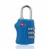 Lock Security 3 Digit Combination Suitcase Luggage Bag Code Lock Padlock Red  rose  yellow  apple green  sky blue  black green