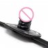 Lockable Dildo Penis Mouth Gag Short long Comfortable Adjustable Head Strap Adult Products Sex Toy black short