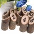 Log shape Wooden Number 1 10 Table Cards Reception Seat Card for Wedding Party Decoration 10Pcs Set