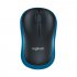 Logitech M186 Mouse Optical Ergonomic 2 4GHz Wireless USB 1000DPI Mice Opto electronic Both Hands Mouse for Office Home Laptop blue