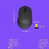 Logitech M330 Wireless Mouse Silent Mouse with 2 4GHz USB 1000DPI Optical Mouse for Office Home  blue