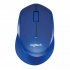Logitech M330 Wireless Mouse Silent Mouse with 2 4GHz USB 1000DPI Optical Mouse for Office Home  black