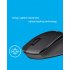 Logitech M330 Wireless Mouse Silent Mouse with 2 4GHz USB 1000DPI Optical Mouse for Office Home  black