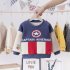 Long Sleeves Velvet Sweater with Cartoon Pattern Decor Winter Cotton Kids Pullovers Beige 90cm