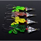 Lot 4pcs Rubber Frog Soft Fishing Lures Bass CrankBait Tackle 9cm 3 54  6 2g by paxipa