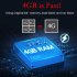 Lot LCD X10 PLUS Smart TV Box Android9 0 WiFi 6K Quad Core Player 4 32GB British standard