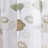 Lotus Leaf Printing Tulle Curtain for Modern Living Room Balcony Shading Decor 1   2 7 meters high