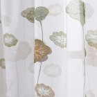 Lotus Leaf Printing Tulle Curtain for Modern Living Room Balcony Shading Decor 2 * 2.7 meters high