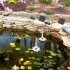 Lotus Shape Solar Water Fountain  Pump Floating Garden Pond Swimming Pool Fish Tank 7V1 2W white