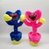 Lovely Anti wrinkle Poppy Playtime Plush Dolls Light Effect 120 English Songs Cartoon Present Educational Toys For Children Non rechargeable blue