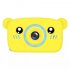 Lovely Auto Focus Digital Camera Cartoon High Definition Mini Sports Camera Toy Gift for Kids Pink Without memory card