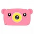 Lovely Auto Focus Digital Camera Cartoon High Definition Mini Sports Camera Toy Gift for Kids yellow With 8G memory card