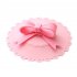 Lovely Bowknot Round Shape Sealing Silicone Cup Cover Decoration coffee