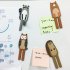 Lovely Cartoon Animal Shape Mag Refrigerator Sticker Hanging Hook Home Accessories  squirrel