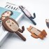 Lovely Cartoon Animal Shape Mag Refrigerator Sticker Hanging Hook Home Accessories  Fawn