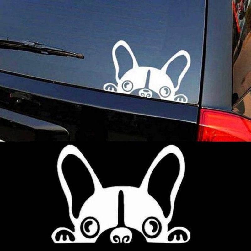 wholesale lovely cute guardian dog pattern car sticker scratches cover decals white from china chinavasion