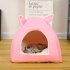 Lovely Ear Shape Warm Sleeping Tent Nest Mat for Pet Cat Supplies gray S 30 30 25  cm   milk cat  milk dog 