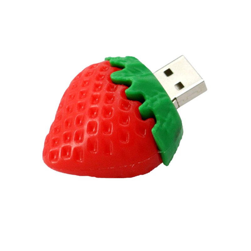 Lovely Red Strawberries Design U Disk L25 High Speed Memory Stick  red_64G