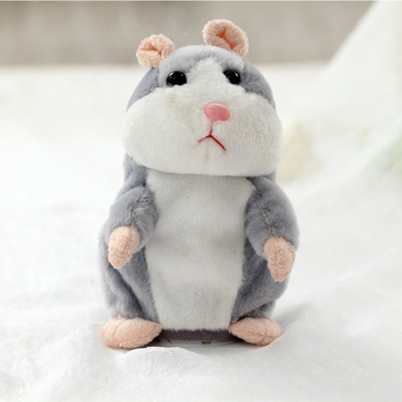 Lovely Talking Plush Hamster Toy 15cm