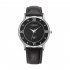 Lovers Business Fashion Leisure Simple Type Quartz Wristwatch large black dial black belt