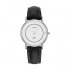 Lovers Business Fashion Leisure Simple Type Quartz Wristwatch small black dial black belt