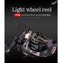 Low Profile Reel Baitcasting Reel 6 1BB High Speed Ratio  Lure Reel Fishing Tackle GB2000 champagne gold  left hand 