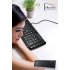 Low profile for easy storage in keyboard drawer  Crisp  responsive scissor switch keys ease pressure on your finger tips