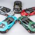 Lp770 1 24 Simulation Car Model 3 Modes Children Alloy Pull Back Car Ornaments for Boys Birthday Gifts Bright Black