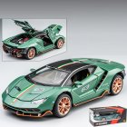 Lp770 1:24 Simulation Car Model 3 Modes Children Alloy Pull Back Car Ornaments