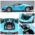 Lp770 1 24 Simulation Car Model 3 Modes Children Alloy Pull Back Car Ornaments for Boys Birthday Gifts Green