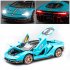 Lp770 1 24 Simulation Car Model 3 Modes Children Alloy Pull Back Car Ornaments for Boys Birthday Gifts Green