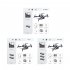 Ls S1s Mini Drone with HD Camera Wifi Optical Flow Positioning RC Quadcopter Brushless Foldable Fpv Drones 4k 1 Battery
