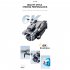 Ls S1s Mini Drone with HD Camera Wifi Optical Flow Positioning RC Quadcopter Brushless Foldable Fpv Drones 4k 1 Battery