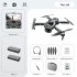 Ls ks11 2 4g Wifi Fpv with HD Camera 18mins Flight Time Brushless Foldable Rc Drone Quadcopter Rtf 2 Batteries