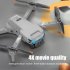 Lsrc Xt9 Wifi Fpv With 4khd Dual Camera Altitude Hold Mode Foldable RC Drone Quadcopter RTF  optical Flow Location  Light Gray 4K Aerial 1 Battery