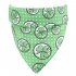 Lucky Green St  Patricks Day Pet Bandanas Scarf Saliva Towel Green plaid