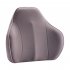 Lumbar Cushion Lower Back Support Pillow for Car Seat Office Chair  gray 36 43 5CM
