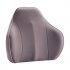 Lumbar Cushion Lower Back Support Pillow for Car Seat Office Chair  gray 36 43 5CM