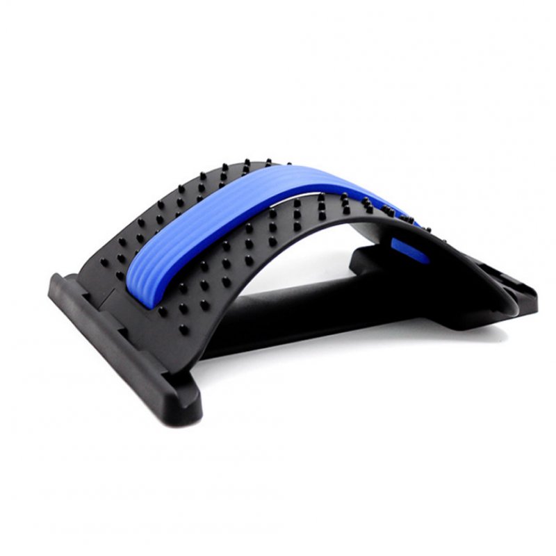 Lumbar Massager Correction Plate multi-function  Lumbar Traction Device blue