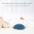 Lumbar Support Pillow Memory Foam Low Back Pain Relief Ergonomic line For Car Seat Office Chair Recliner Bed sky blue mesh