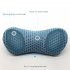 Lumbar Support Pillow Memory Foam Low Back Pain Relief Ergonomic line For Car Seat Office Chair Recliner Bed sky blue mesh