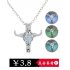 Luminous Alloy Open Cage Mermaid Skull Head Necklace DIY Pendant Halloween Glowing Jewelry Gift NY251 Unicorn
