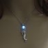 Luminous Alloy Open Cage Mermaid Skull Head Necklace DIY Pendant Halloween Glowing Jewelry Gift NY047 Beauty