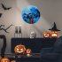 Luminous Blue Moon Wall Sticker Living Room Bedroom Decoration Glow In The Dark Wall Stickers 15G Haunted House