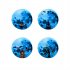 Luminous Blue Moon Wall Sticker Living Room Bedroom Decoration Glow In The Dark Wall Stickers 15G Haunted House