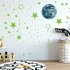 Luminous Moon Stars Wall Stickers for Kids Room Baby Nursery Home Decoration Wall Decals Glow in the Dark Bedroom Ceiling 30cm 3259 3255