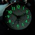 Luminous Retro Twin Bell Loud Alarm Clock Super Silent Non Ticking Table Alarm Clock For Home Office luminous
