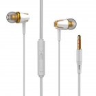 Luminous Subwoofer In-ear Headphones 3.5mm Jack Noise Cancelling Sport Earbuds With Microphone Compatible For Vivo local tyrant gold E18 Tuning Upgrade